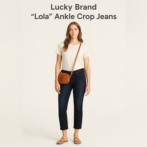 Lucky Brand “Lola” Ankle Crop Jeans